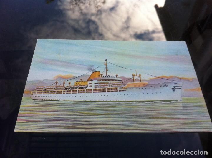 Cartoline: POSTAL. COMPA&Ntilde;&Iacute;A TRASATL&Aacute;NTICA ESPA&Ntilde;OLA. M/N BEGO&Ntilde;A. POSTAL NO ESCRITA. STENTOR