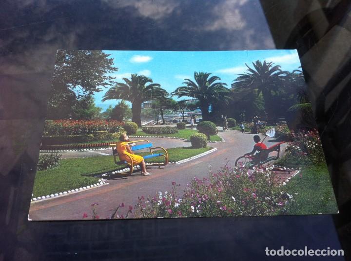 Postales: POSTAL ESCRITA. SANTANDER, JARDINES DE PIQU&Iacute;O - Foto 1