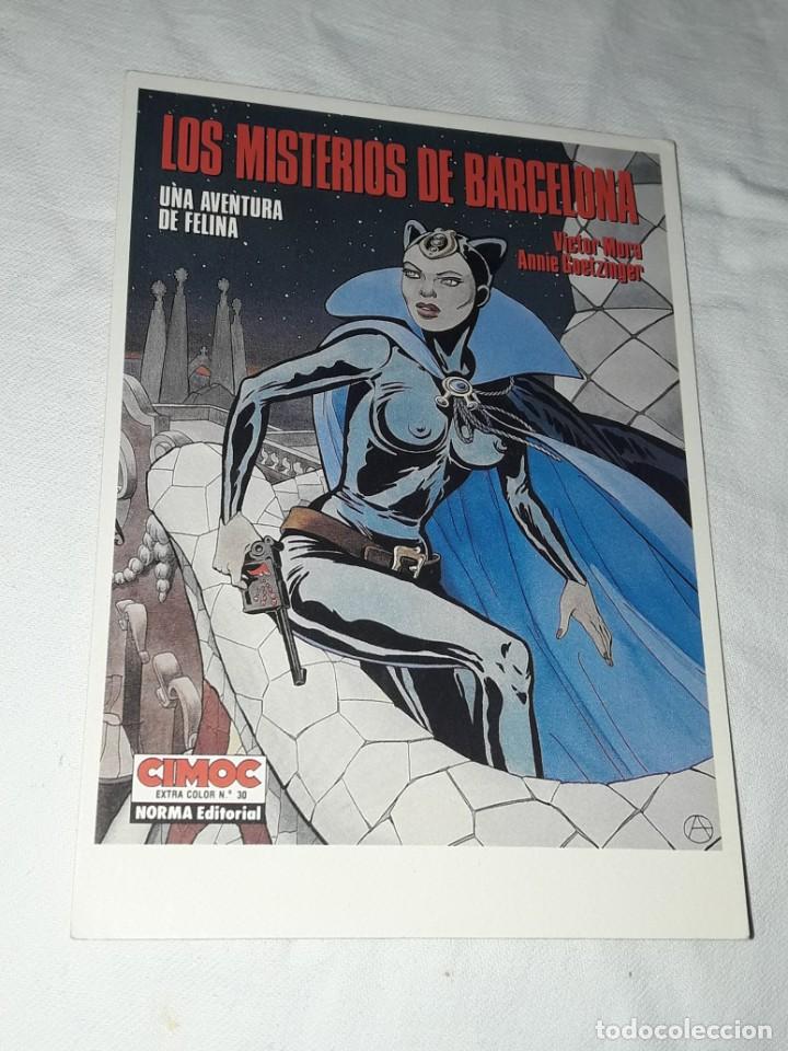 Postales: Postal Los Misterios de Barcelona Norma Editorial - Foto 2