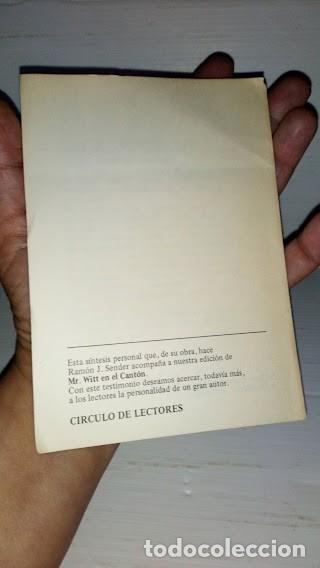 Postales: Tarjeta Ram&oacute;n J. Sender - Circulo de Lectores - Foto 2