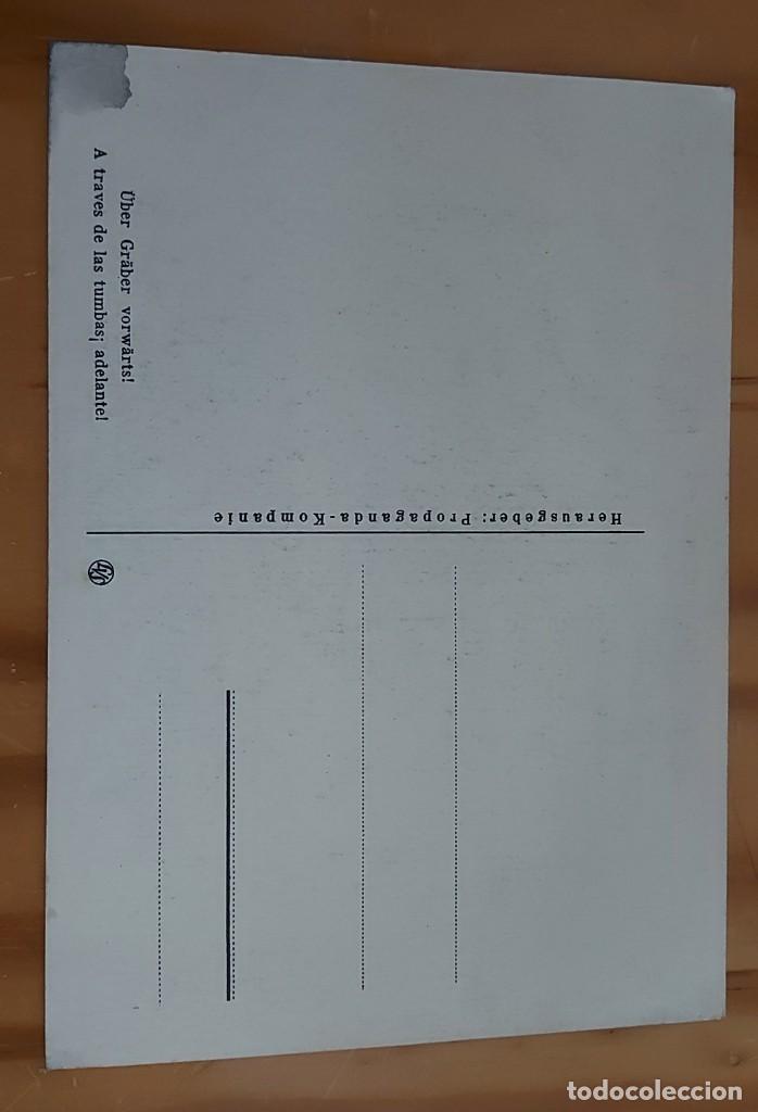 Postales: Postal propagand&iacute;stica de la divisi&oacute;n azul. - Foto 2
