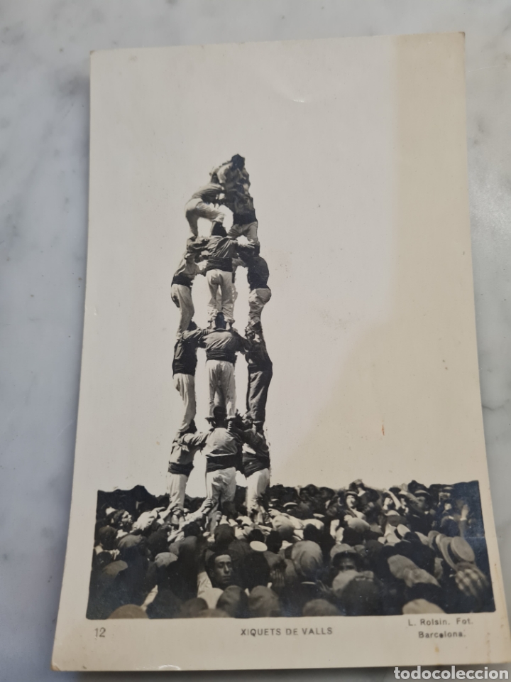 Postales: Foto,postal, xiquets de valls - Foto 1