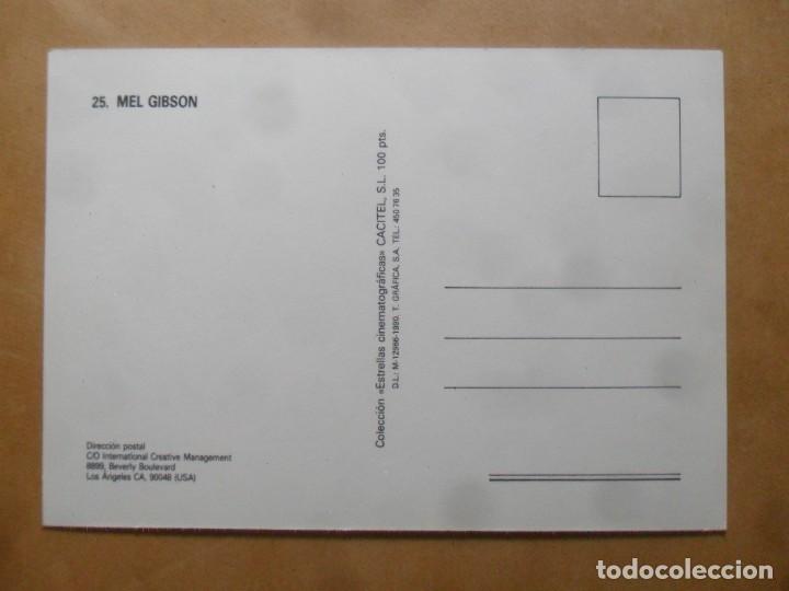 Postales: POSTAL - MEL GIBSON - Foto 2