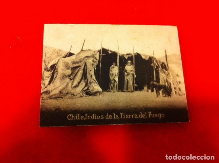 Postkarten: POSTAL. &Aacute;LBUM ESPA&Ntilde;A Y LA AM&Eacute;RICA LATINA. HENRY CLAY... CHILE. INDIOS TIERRA DE FUEGO. N&ordm; 1982
