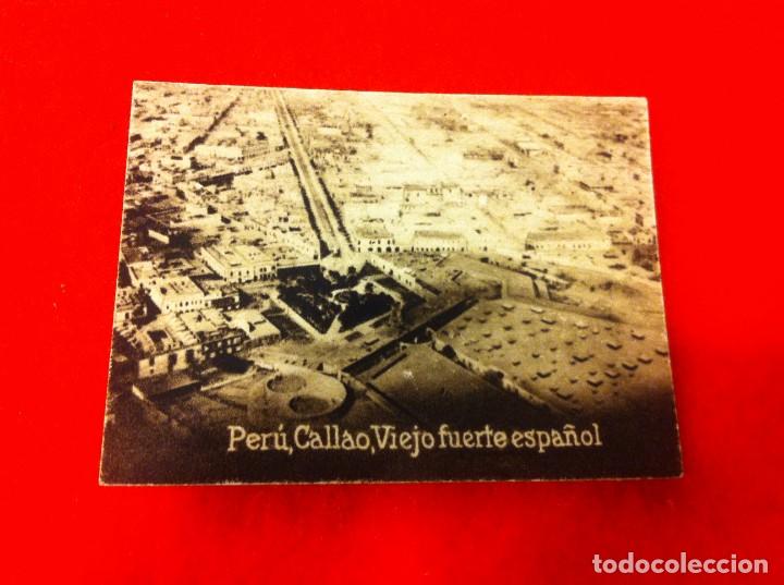 Cartoline: MINI POSTAL. &Aacute;LBUM ESPA&Ntilde;A Y LA AM&Eacute;RICA LATINA. PER&Uacute;. CALLAO. VIEJO FUERTE ESPA&Ntilde;OL. N&ordm; 2050