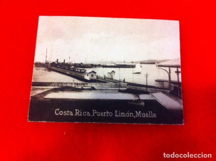Postales: MINI POSTAL. &Aacute;LBUM ESPA&Ntilde;A Y LA AM&Eacute;RICA LATINA. COSTA RICA. PUERTO LIM&Oacute;N. MUELLE. N&ordm; 1722
