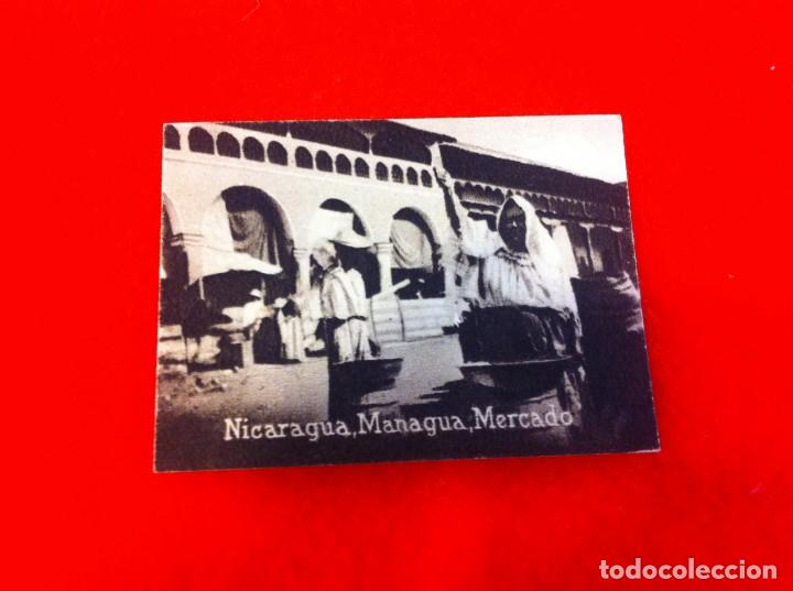 Postkarten: MINI POSTAL. &Aacute;LBUM ESPA&Ntilde;A Y LA AM&Eacute;RICA LATINA. NICARAGUA. MANAGUA. MERCADO. N&ordm; 1703