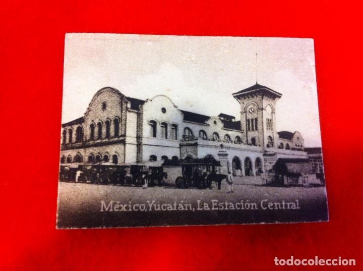 Postais: MINI POSTAL. &Aacute;LBUM ESPA&Ntilde;A Y LA AM&Eacute;RICA LATINA. M&Eacute;XICO. YUCAT&Aacute;N. ESTACI&Oacute;N CENTRAL. N&ordm; 1628