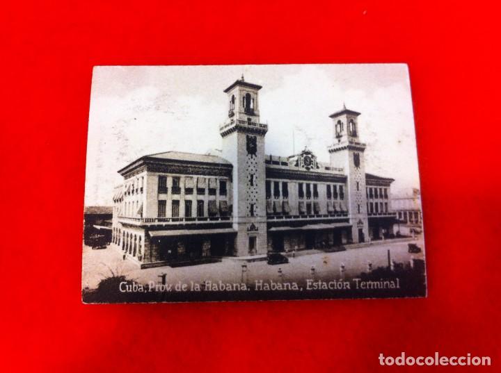 Cartoline: MINI POSTAL. &Aacute;LBUM ESPA&Ntilde;A Y LA AM&Eacute;RICA LATINA. CUBA. HABANA. ESTACI&Oacute;N TERMINAL. N&ordm; 1491