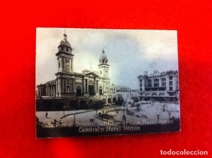 Cartoline: MINI POSTAL. &Aacute;LBUM ESPA&Ntilde;A Y LA AM&Eacute;RICA LATINA. CUBA. SANTIAGO DE CUBA. PLAZA C&Eacute;SPEDES. N&ordm; 1527