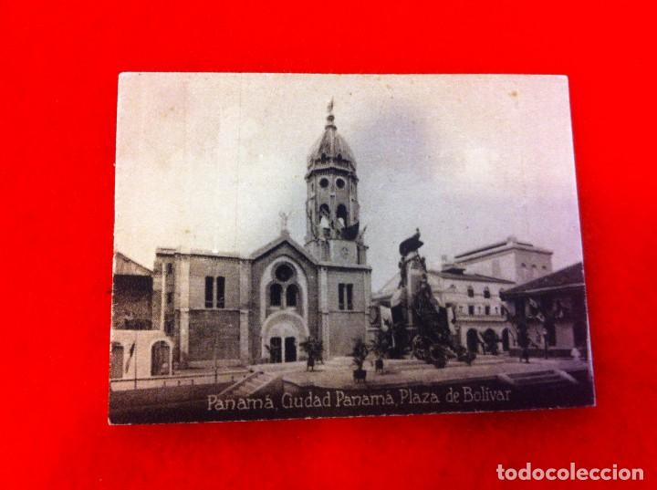 Postkarten: MINI POSTAL. &Aacute;LBUM ESPA&Ntilde;A Y LA AM&Eacute;RICA LATINA. PANAM&Aacute;. CIUDAD PANAM&Aacute;. PLAZA DE BOLIVAR. N&ordm; 1751