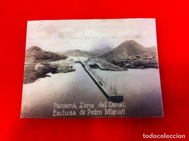 Postales: MINI POSTAL. &Aacute;LBUM ESPA&Ntilde;A Y LA AM&Eacute;RICA LATINA. PANAM&Aacute;. ZONA CANAL. ESCLUSA DE PEDRO...N&ordm; 1761