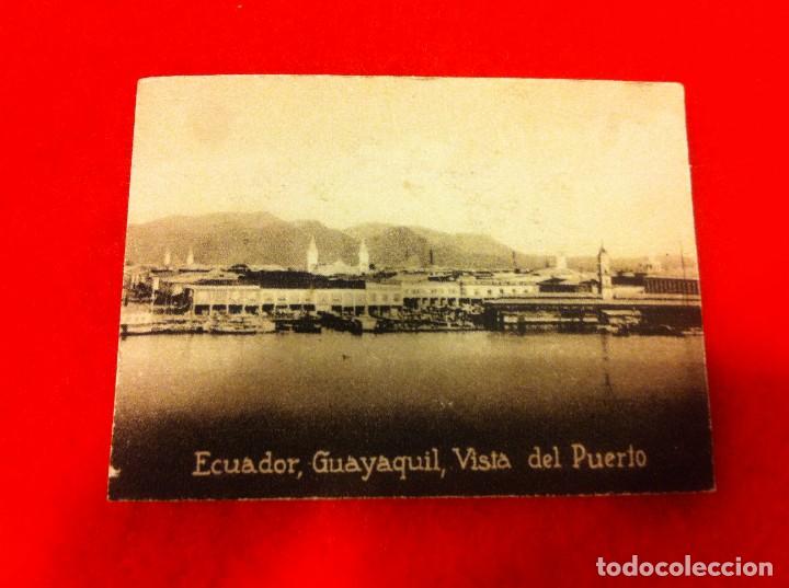 Postais: MINI POSTAL. &Aacute;LBUM ESPA&Ntilde;A Y LA AM&Eacute;RICA LATINA. ECUADOR. GUAYAQUIL. VISTA DEL PUERTO. N&ordm; 1862