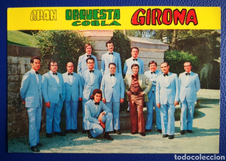 Postales: GRAN ORQUESTA COBLA GIRONA - POSTAL 1974 - Foto 1