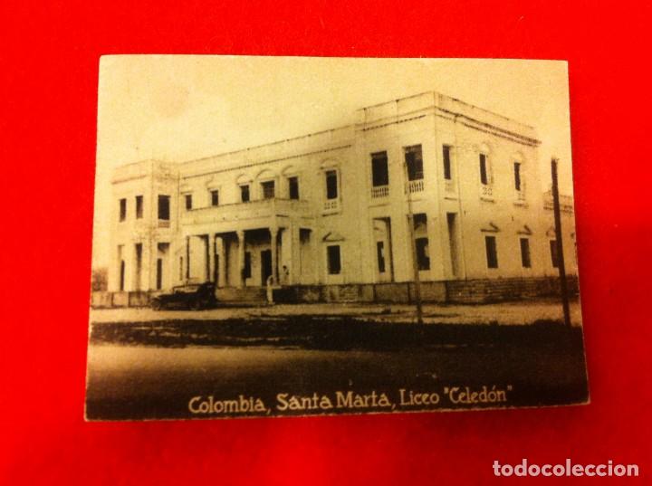 Cartes Postales: MINI POSTAL. &Aacute;LBUM ESPA&Ntilde;A Y LA AM&Eacute;RICA LATINA. COLOMBIA. SANTA MARTA. LICEO CELED&Oacute;N. N&ordm; 1806