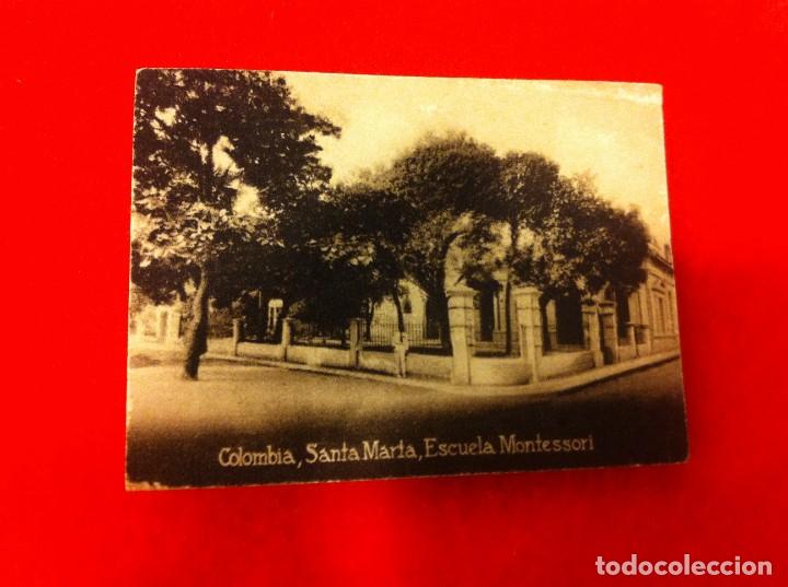 Cartoline: MINI POSTAL. &Aacute;LBUM ESPA&Ntilde;A Y LA AM&Eacute;RICA LATINA. COLOMBIA. SANTA MARTA. ESCUELA MONTESSORI. N&ordm; 1812