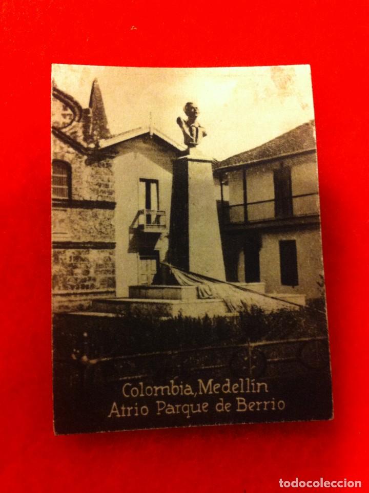 Postais: MINI POSTAL. &Aacute;LBUM ESPA&Ntilde;A Y LA AM&Eacute;RICA LATINA. COLOMBIA. MEDELL&Iacute;N. ATRIO PARQUE DE BERRIO. N&ordm; 1790