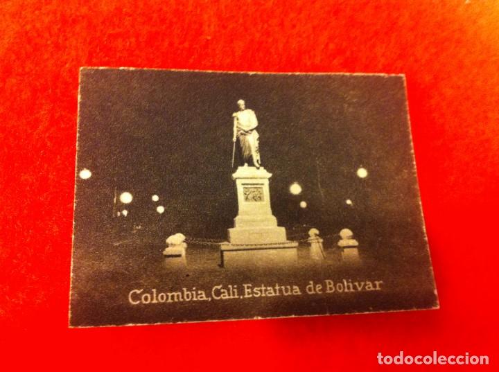 Postais: MINI POSTAL. &Aacute;LBUM ESPA&Ntilde;A Y LA AM&Eacute;RICA LATINA. COLOMBIA. CALI. ESTATUA DE BOL&Iacute;VAR. N&ordm; 1815