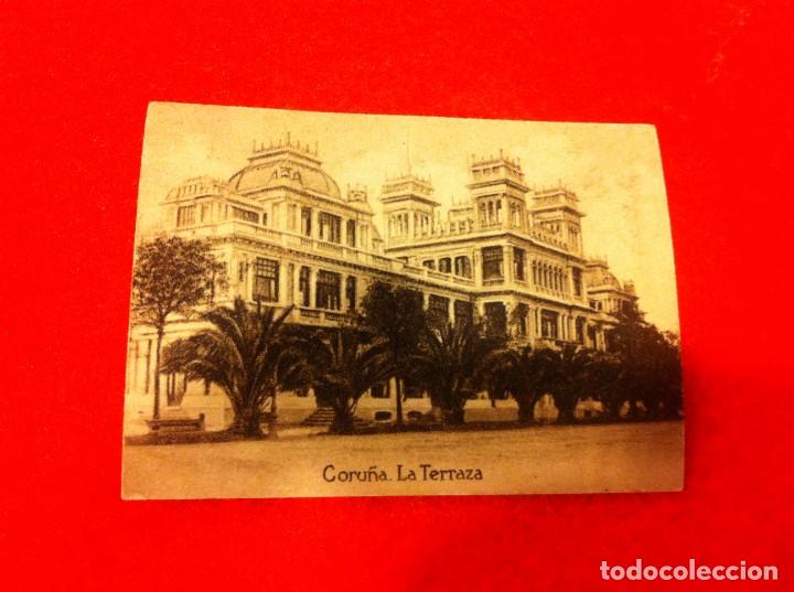 Cartes Postales: MINI POSTAL. &Aacute;LBUM ESPA&Ntilde;A Y LA AM&Eacute;RICA LATINA. CORU&Ntilde;A. LA TERRAZA. N&ordm; 128