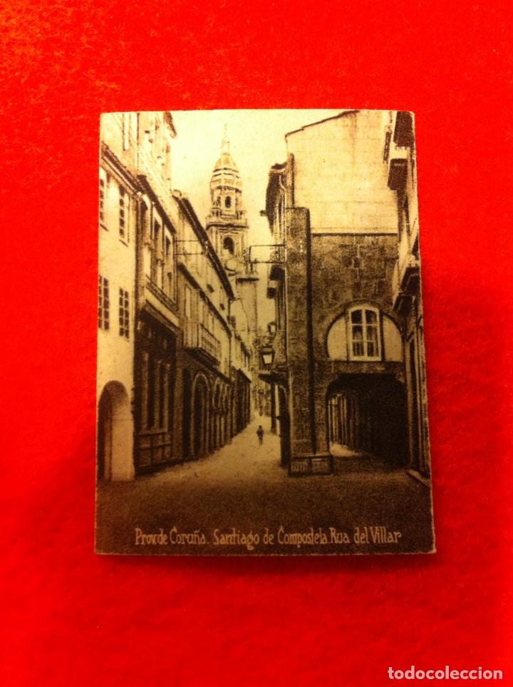 Postais: MINI POSTAL. &Aacute;LBUM ESPA&Ntilde;A Y LA AM&Eacute;RICA LATINA. SANTIAGO COMPOSTELA.. RUA DEL VILLAR. N&ordm; 149
