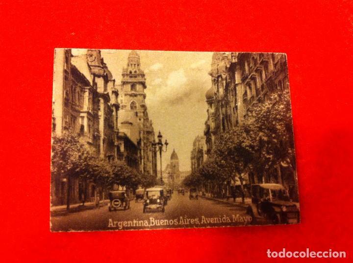 Cartoline: MINI POSTAL. &Aacute;LBUM ESPA&Ntilde;A Y LA AM&Eacute;RICA LATINA. ARGENTINA. BUENOS AIRES. AVENIDA MAYO. N&ordm; 2012