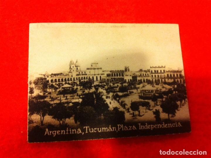 Postales: MINI POSTAL. &Aacute;LBUM ESPA&Ntilde;A Y LA AM&Eacute;RICA LATINA. ARGENTINA. TUCUM&Aacute;N. PLAZA INDEPENDENCIA. N&ordm; 2039