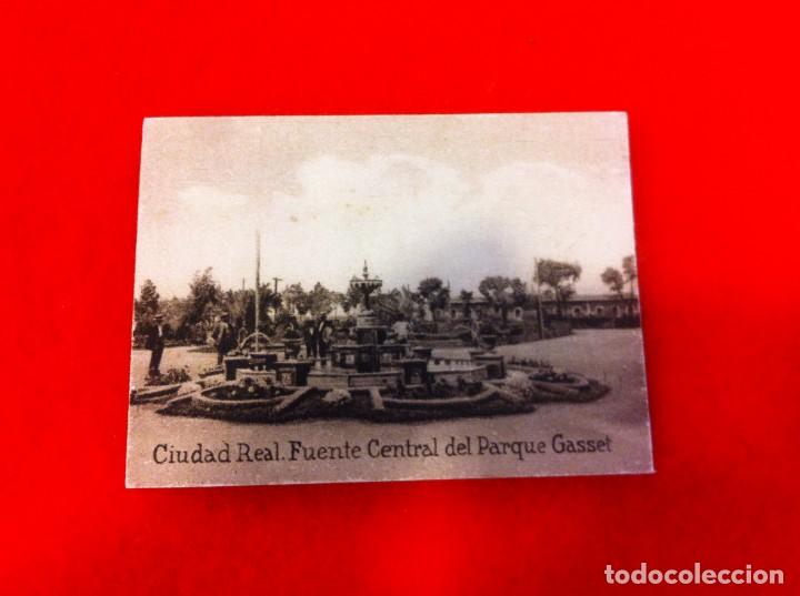 Cartes Postales: MINI POSTAL. &Aacute;LBUM ESPA&Ntilde;A Y LA AM&Eacute;RICA LATINA. CIUDAD REAL. FUENTE CENTRAL PARQUE GASSET. N&ordm; 97