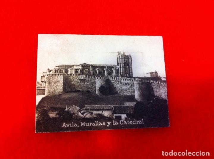 Postcards: MINI POSTAL. &Aacute;LBUM ESPA&Ntilde;A Y LA AM&Eacute;RICA LATINA. AVILA. MURALLAS Y CATEDRAL. N&ordm; 526
