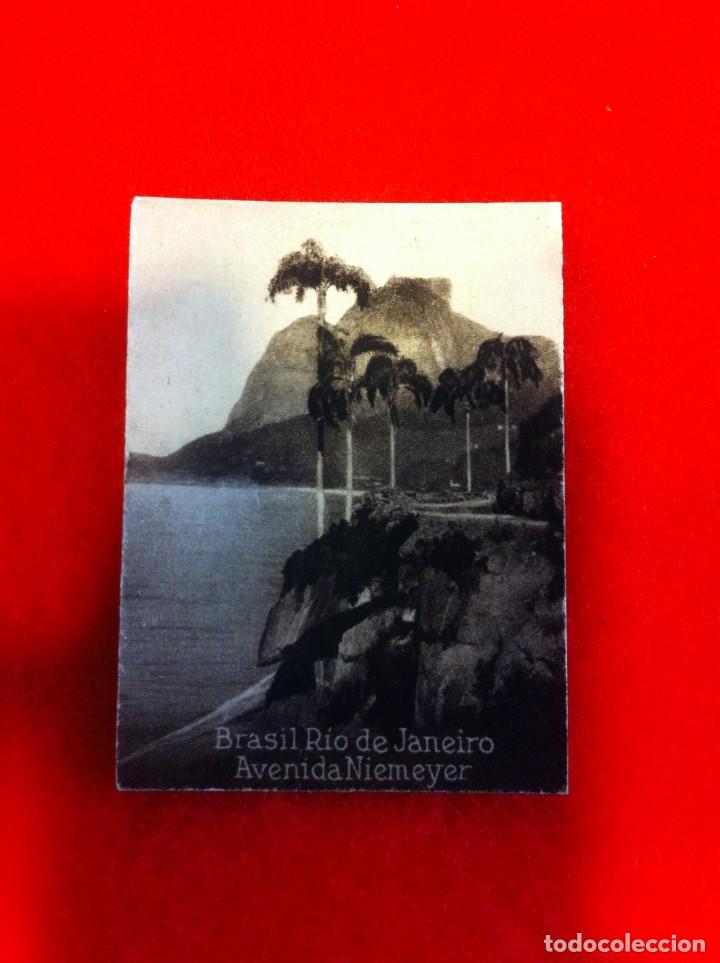 Postkarten: MINI POSTAL. &Aacute;LBUM ESPA&Ntilde;A Y LA AM&Eacute;RICA LATINA. BRASIL. R&Iacute;O DE JANEIRO. AVDA. NIEMEYER. N&ordm; 1914