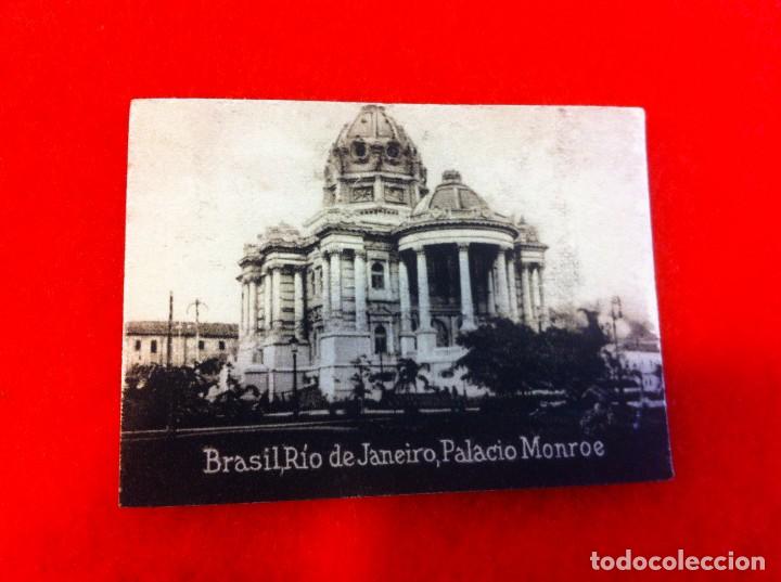 Postales: MINI POSTAL. &Aacute;LBUM ESPA&Ntilde;A Y LA AM&Eacute;RICA LATINA. BRASIL. R&Iacute;O DE JANEIRO. PALACIO MONROE. N&ordm; 1905