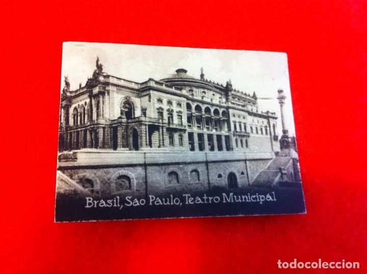 Postkarten: MINI POSTAL. &Aacute;LBUM ESPA&Ntilde;A Y LA AM&Eacute;RICA LATINA. BRASIL. SAO PAULO. TEATRO MUNICIPAL. N&ordm; 1934