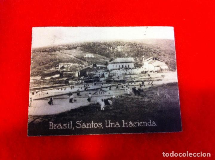 Postales: MINI POSTAL. &Aacute;LBUM ESPA&Ntilde;A Y LA AM&Eacute;RICA LATINA. BRASIL. SANTOS. UNA HACIENDA. N&ordm; 1922