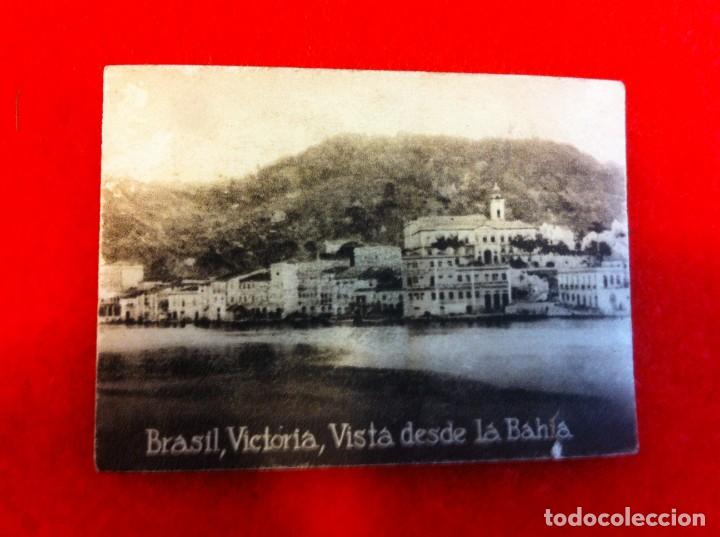 Postales: MINI POSTAL. &Aacute;LBUM ESPA&Ntilde;A Y LA AM&Eacute;RICA LATINA. BRASIL. VICTORIA. VISTA DESDE LA BAH&Iacute;A. N&ordm; 1928