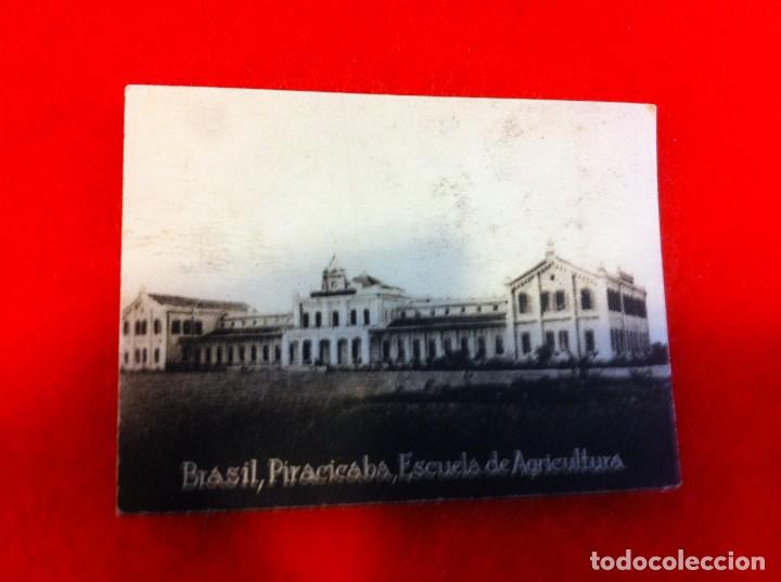 Postkarten: MINI POSTAL. &Aacute;LBUM ESPA&Ntilde;A Y LA AM&Eacute;RICA LATINA. BRASIL. PIRACICABA. ESCUELA AGRICULTURA. N&ordm; 1907