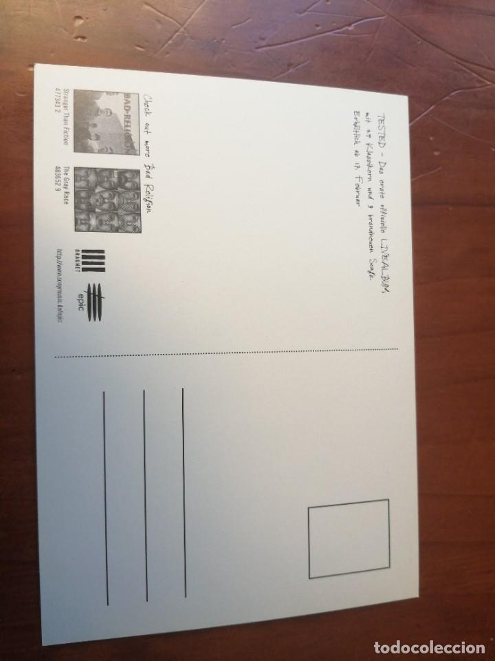 Postales: postal BAD RELIGION TESTED - Foto 2