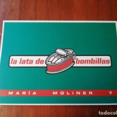 Postales: POSTAL LA LATA DE BOMBILLAS MARIA MOLINER POP BAR
