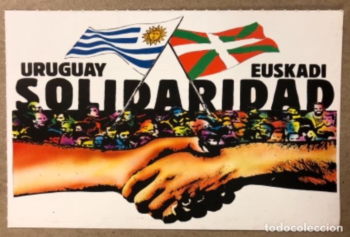 Cartes Postales: URUGUAY EUSKADI SOLIDARIDAD. POSTAL POL&Iacute;TICA VASCA (1994). EUSKADIKO AMNISTIAREN ALDEKO BATZORDEAK
