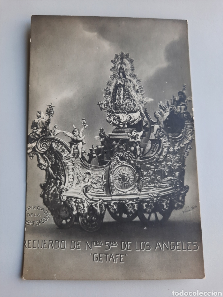 Postales: Postal recuerdo Ntra. Sra. De los &Aacute;ngeles. Getafe - Foto 1