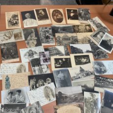 Postales: LOTE DE 42 BONITAS POSTALES EN BLANCO Y NEGRO AÑOS 1900-1920’S.. Lote 313499488
