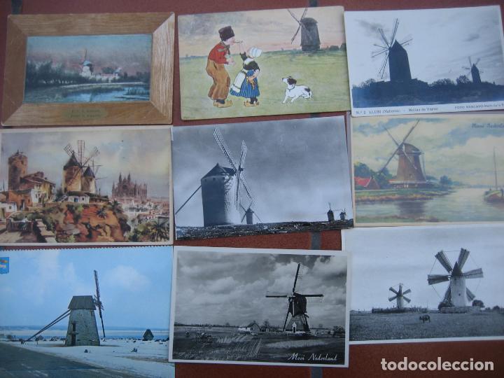Postales: Molinos de viento. Colecci&oacute;n de 68 postales. Windmills - Foto 2