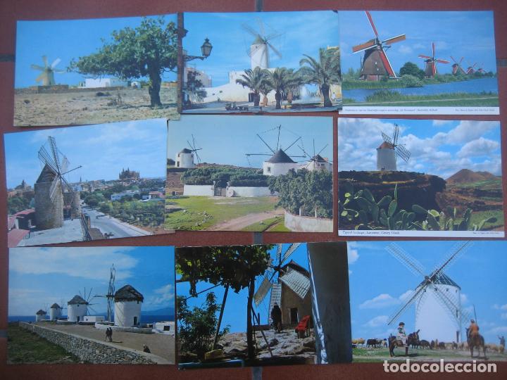 Postales: Molinos de viento. Colecci&oacute;n de 68 postales. Windmills - Foto 3