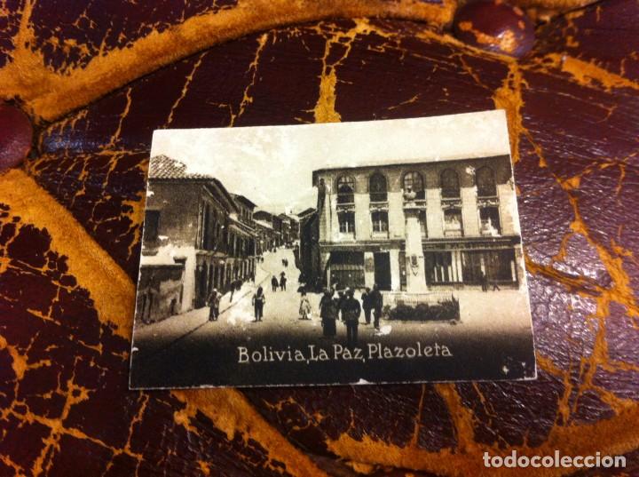 Cartoline: MINI POSTAL. &Aacute;LBUM ESPA&Ntilde;A Y LA AM&Eacute;RICA LATINA. BOLIVIA. LA PAZ. PLAZOLETA. N&ordm; 2095