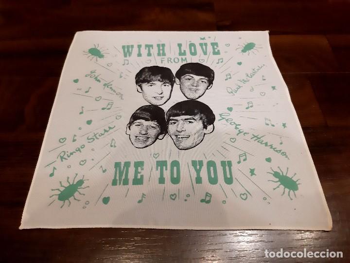 Postales: THE BEATLES PA&Ntilde;UELO PUBLICITARIO MEDIDAS 22 X 22 Cms (GBM)