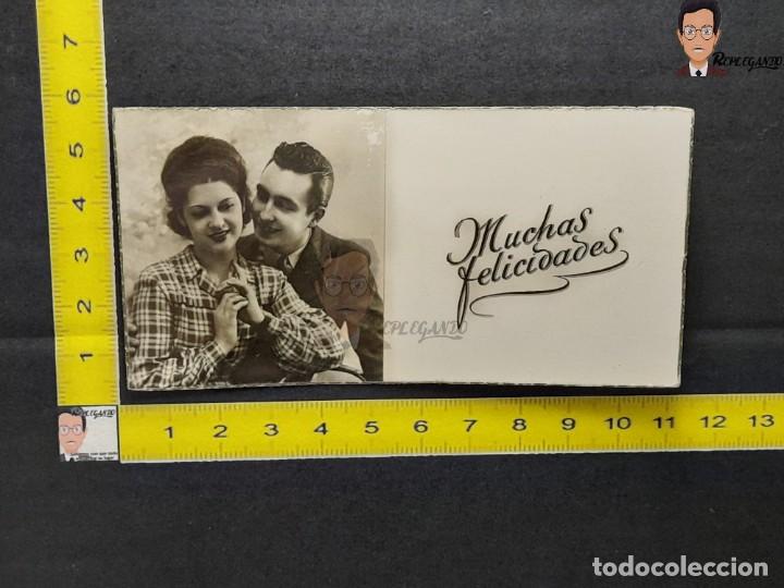Postcards: FOTO / POSTAL ANTIGUA EN BLANCO Y NEGRO - MUCHAS FELICIDADES - A&Ntilde;OS 50/60 - ESPA&Ntilde;A