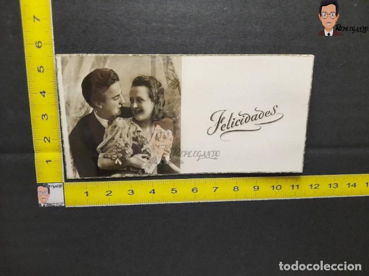 Postcards: FOTO / POSTAL ANTIGUA EN BLANCO Y NEGRO - FELICIDADES - A&Ntilde;OS 50/60 - ESPA&Ntilde;A