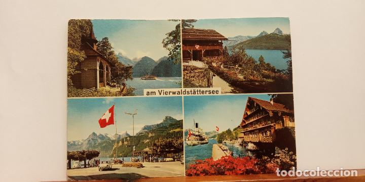 Postales: AM VIERWALDST&Auml;TTERSEE. BONITA POSTAL. CIRCULADA - Foto 1