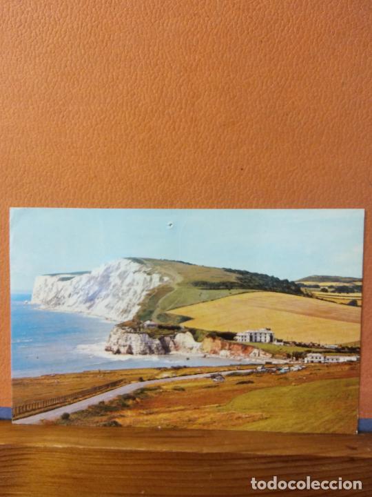 Cartoline: FRESHWATER BAY AND TENNYSON DOWN. BONITA POSTAL. CIRCULADA.