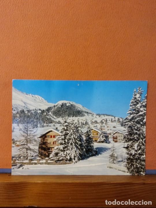 Cartoline: VALBELLA-LENZERHEIDE. BONITA POSTAL. CIRCULADA.