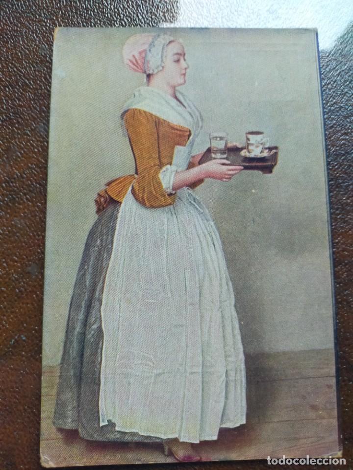Postales: J.E. Liotard / Das Schokoladenm&auml;dchen. Postal sin circular - Foto 1