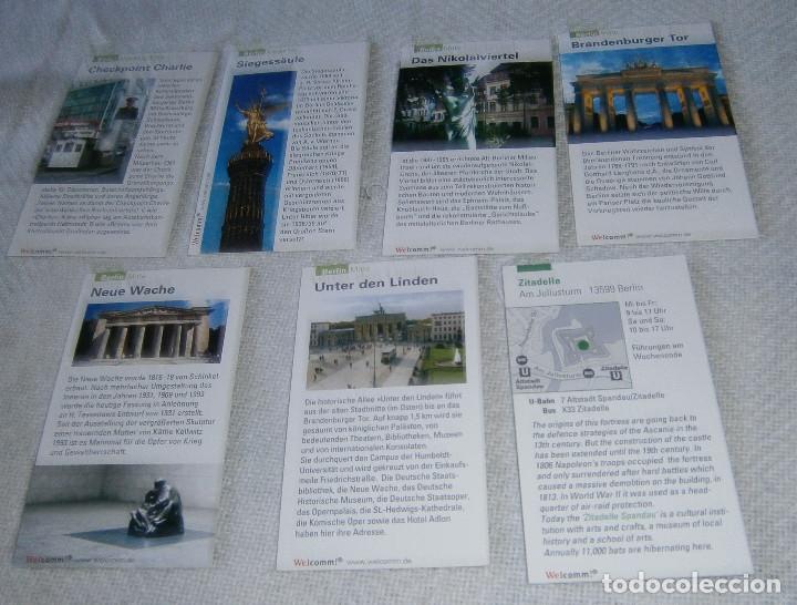 Postales: postales tarjetas de berlin con explicaciones del sitio en la parte de atras en aleman - Foto 2
